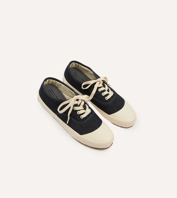 drake's Drake's By Reproduction of Found Denim Military Trainer