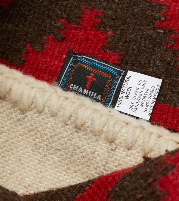 Drake's Chamula Antique Red Wool Blanket Tote