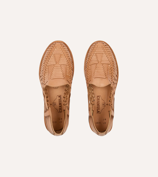 Drake's Chamula Tan Cancun Woven Sandal