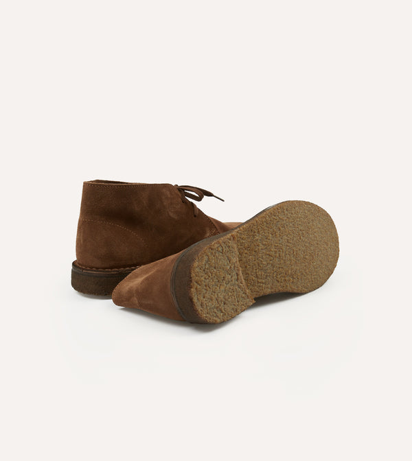 Drake's Clifford Desert Boot Tobacco Suede