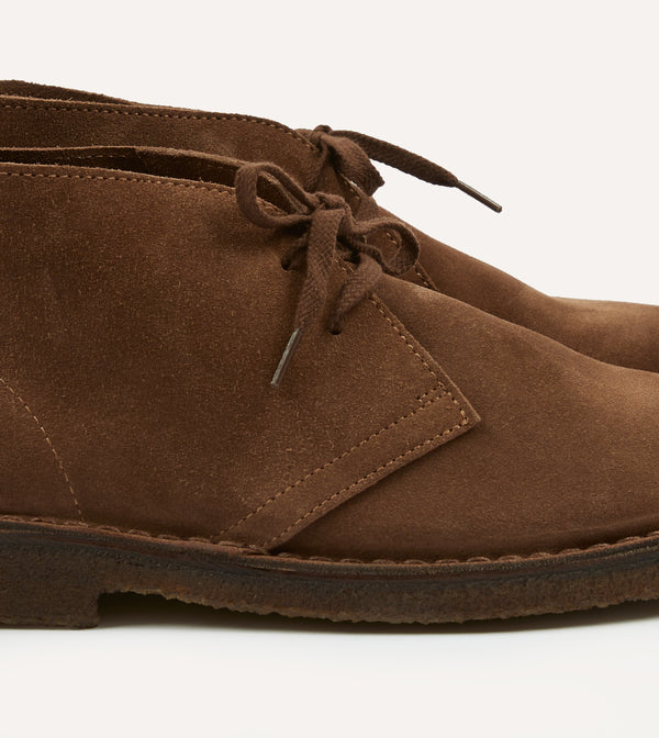 Drake's Clifford Desert Boot Tobacco Suede