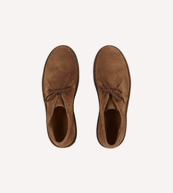 Drake's Clifford Desert Boot Tobacco Suede