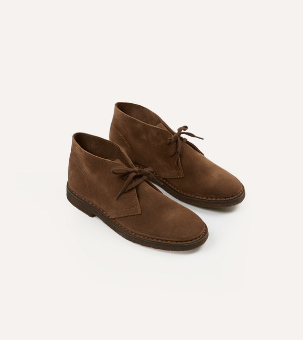 drake's Clifford Desert Boot Tobacco Suede