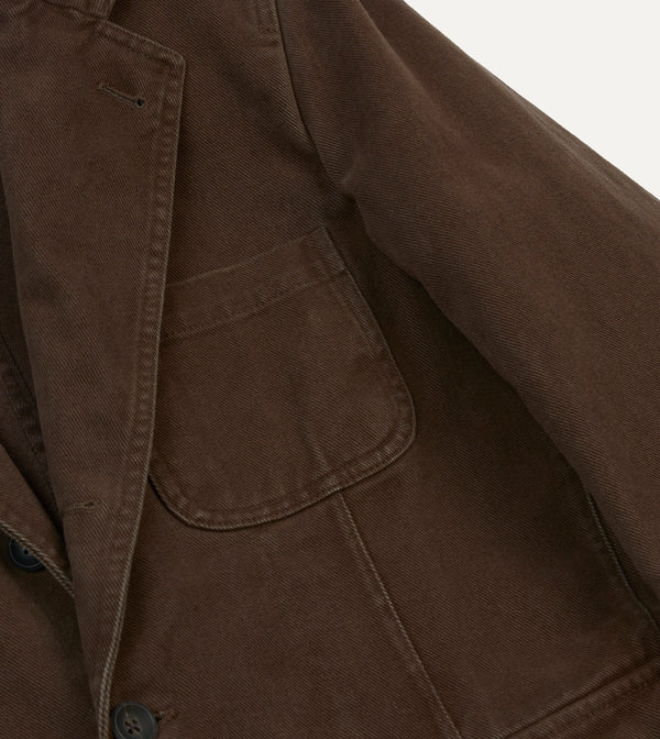 Drake's Cocoa Heavy Cotton Twill Games Blazer Mk. I