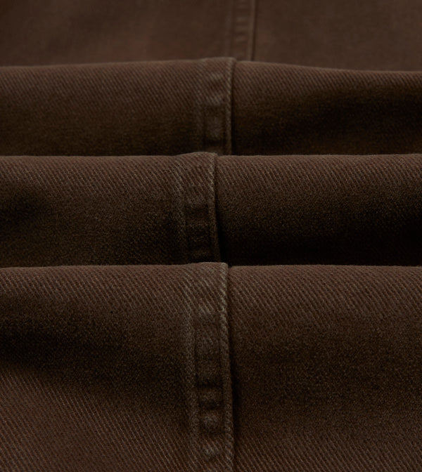 Drake's Cocoa Heavy Cotton Twill Games Trousers