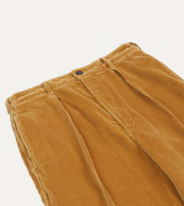 Drake's Corn Cotton Corduroy Games Trousers