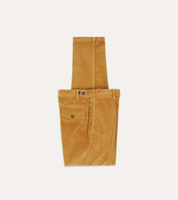drake's Corn Cotton Corduroy Games Trousers