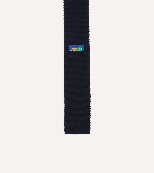 Drake's Drake’s And New Balance Knitted Cotton Tie