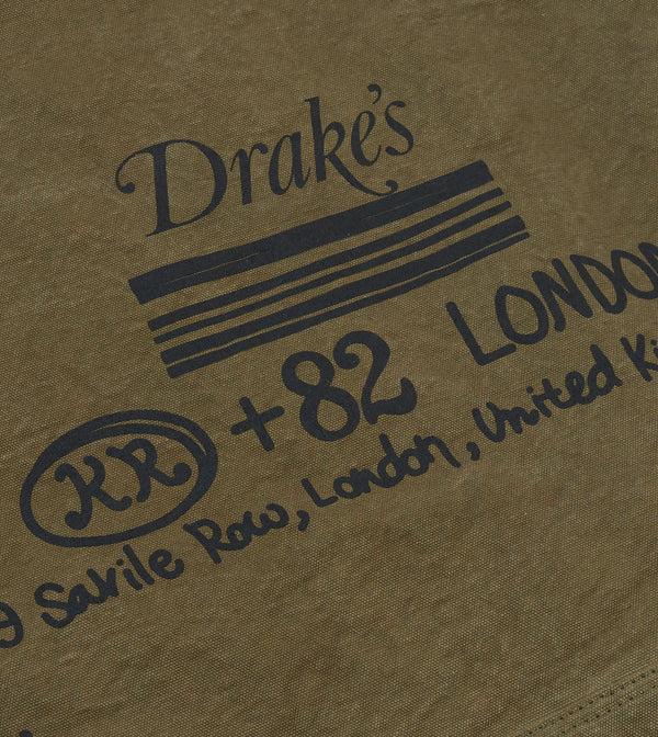 Drake's Drake's & Mr Camel Khaki Tote Bag