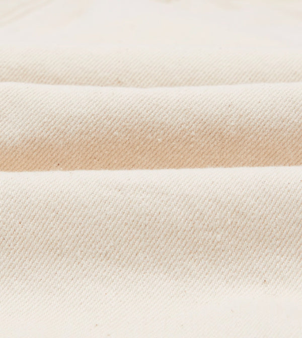 Drake's Ecru 13.2oz Denim Five-Pocket Jeans