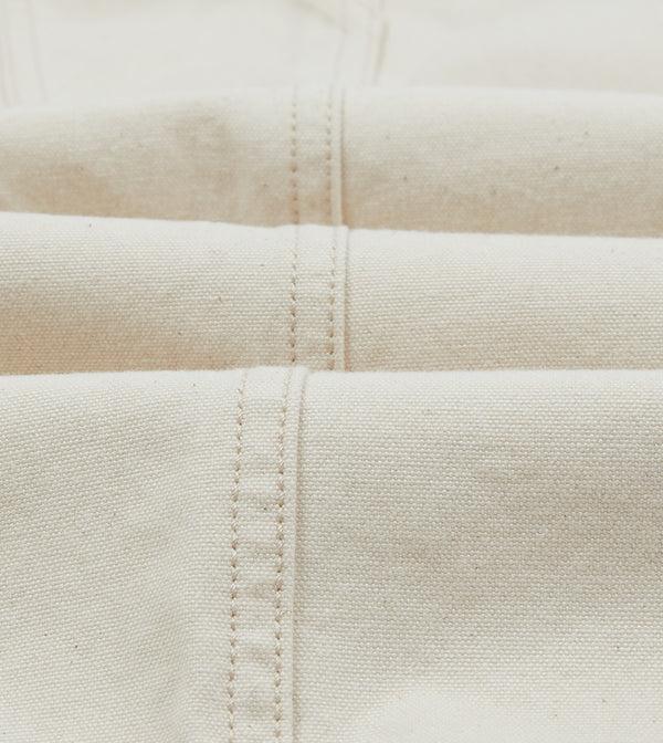 Drake's Ecru Cotton Canvas Carpenter Jeans