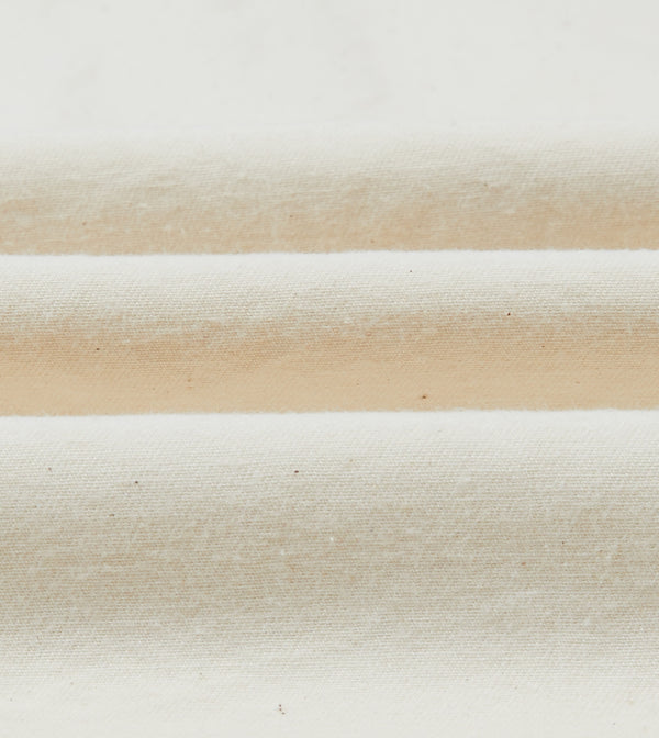 Drake's Ecru Cotton Twill Smock