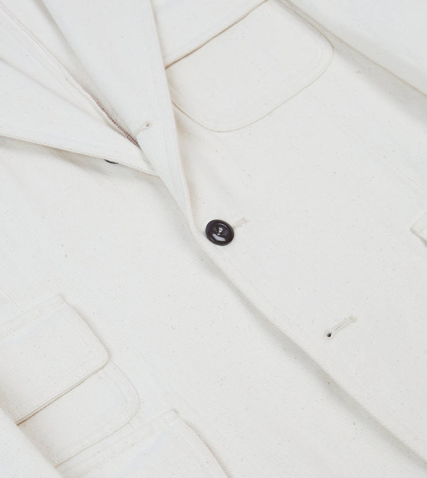 Drake's Ecru Denim Games Blazer Mk. IV