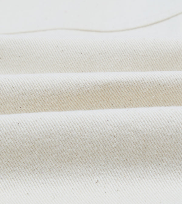 Drake's Ecru Denim Western Chore Jacket