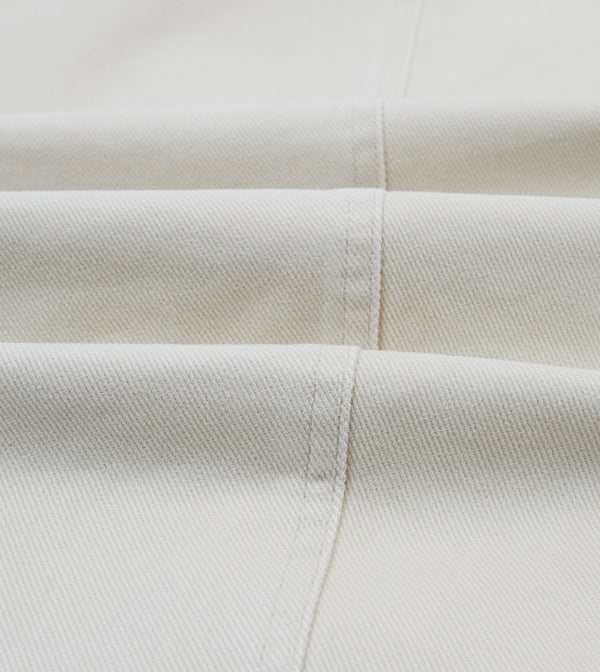 Drake's Ecru Heavy Cotton Twill Games Trousers