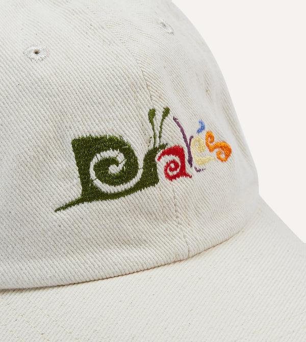 Drake's Ecru Snail Cotton Twill Baseball Cap