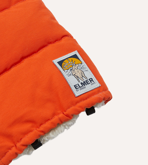 Drake's Elmer Orange Cover Down Mittens