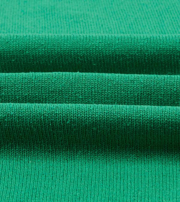 Drake's Green Knitted Silk Short-Sleeve Polo Shirt
