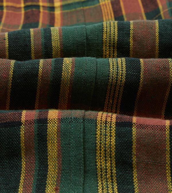 Drake's Green Linen Madras Check Games Blazer Mk. I