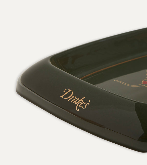 Drake's Green Mughal Tiger Vide Poche