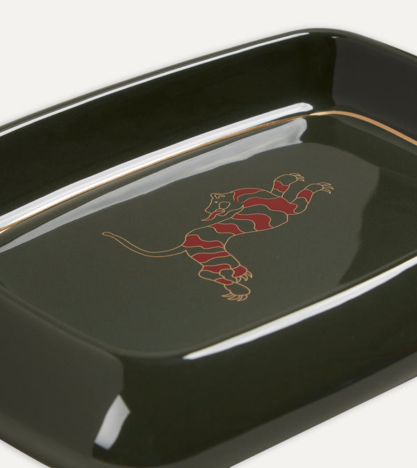 Drake's Green Mughal Tiger Vide Poche