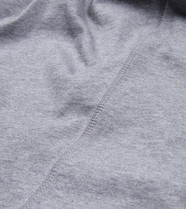 Drake's Grey Cotton Crew Neck Hiking T-Shirt