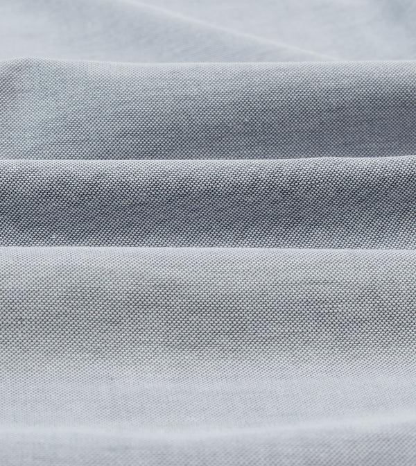 Drake's Grey Cotton Oxford Cloth Button-Down Shirt