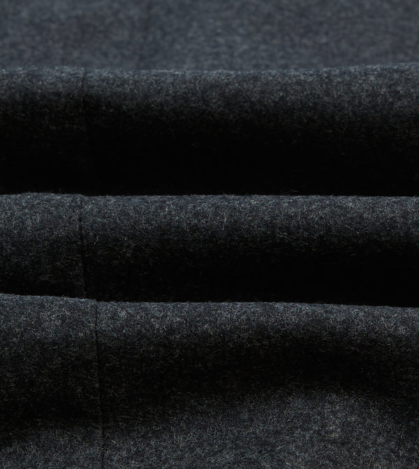 Drake's Grey Wool Flannel Tailored Jacket