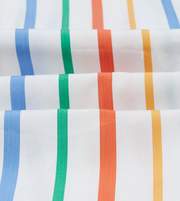 Drake's Multi Stripe Poplin Button-Down Shirt