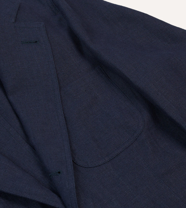 Drake's Navy Antique Linen Games Blazer Mk. I