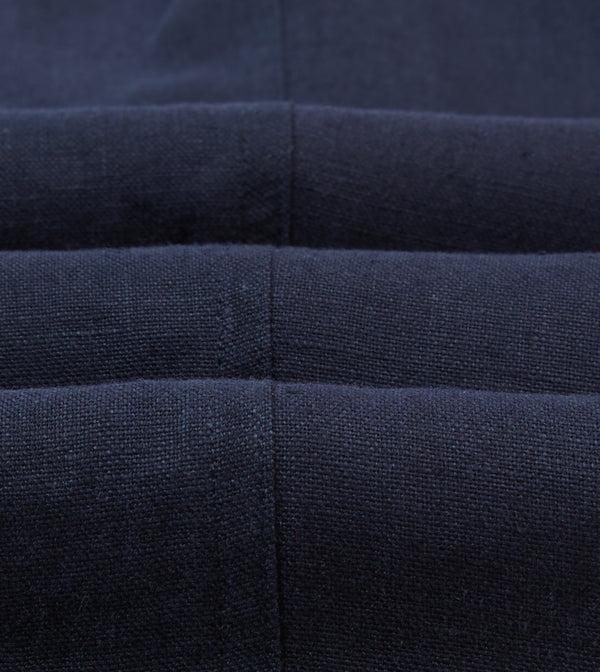 Drake's Navy Antique Linen Games Trousers