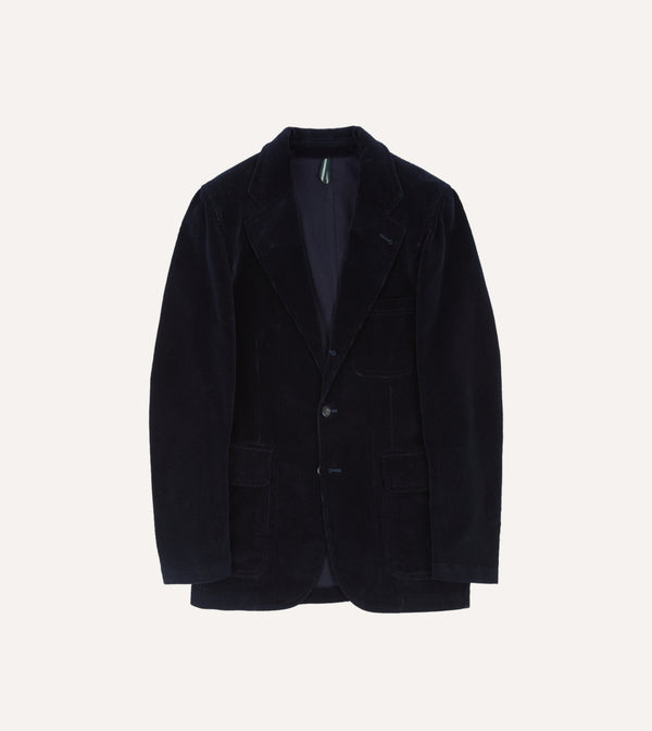 drake's Navy Cotton Corduroy Games Blazer Mk. I
