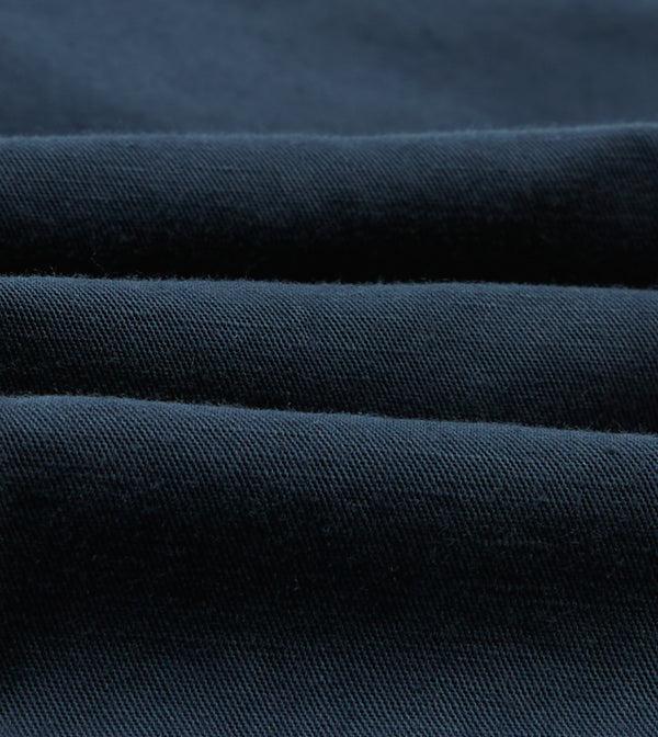 Drake's Navy Cotton Linen Games Trousers