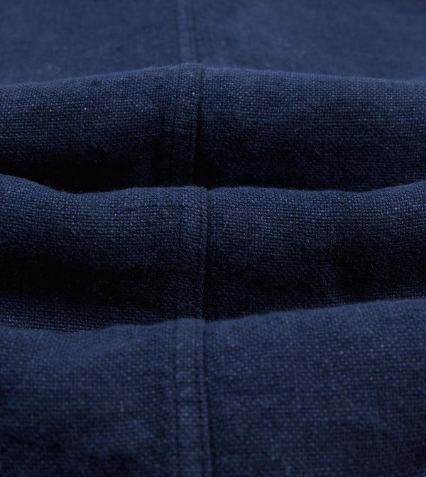 Drake's Navy Linen Five-Pocket Chore Jacket