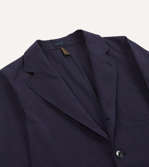 Drake's Navy Seersucker Games Blazer Mk. I