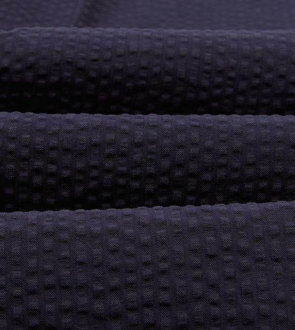 Drake's Navy Seersucker Games Trousers