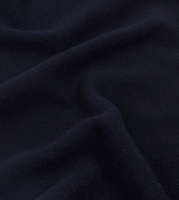 Drake's Navy Solid Wool Scarf