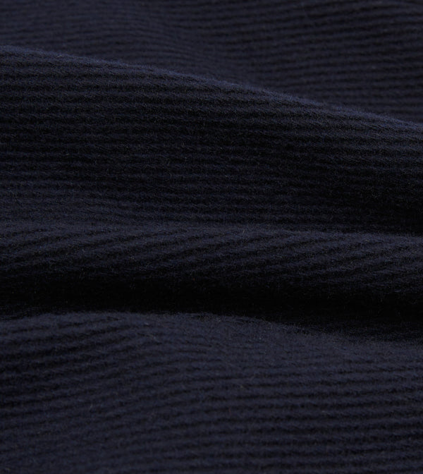 Drake's Navy Wool Five-Pocket Chore Jacket