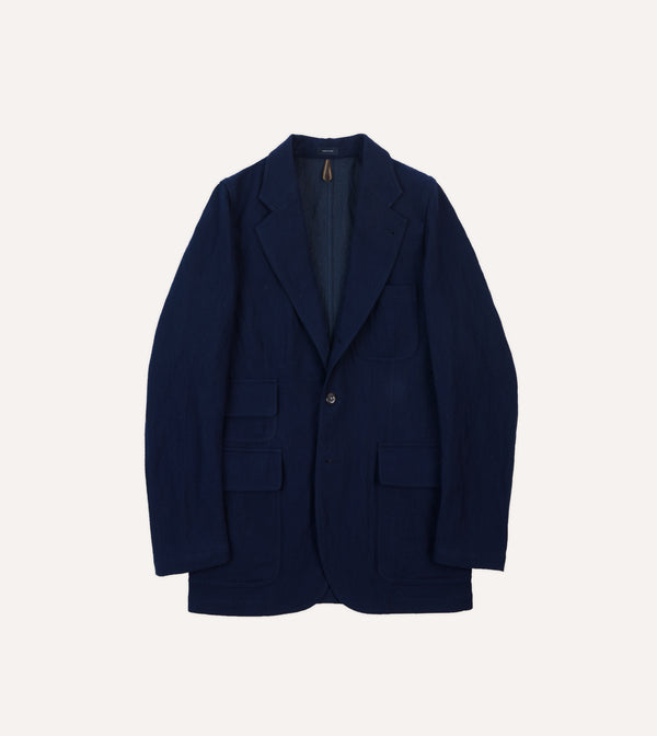 drake's Navy Wool Games Blazer Mk. IV
