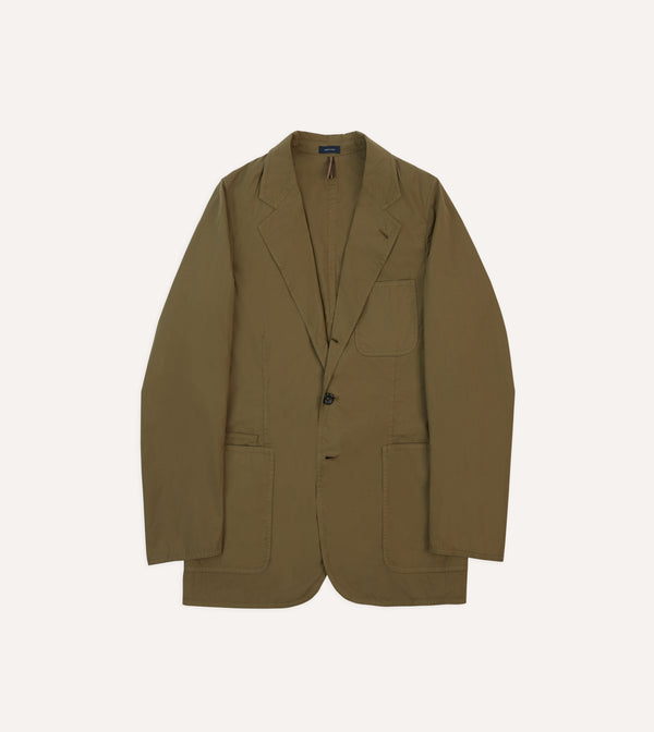 drake's Olive Ripstop Cotton Games Blazer Mk. VIII