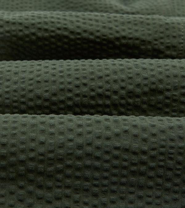 Drake's Olive Seersucker Games Trousers