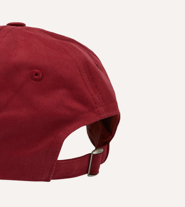 Drake's Red Soleil Cotton Twill Baseball Cap