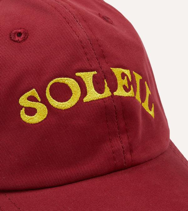 Drake's Red Soleil Cotton Twill Baseball Cap