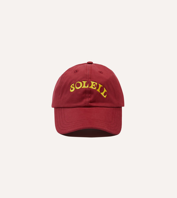 drake's Red Soleil Cotton Twill Baseball Cap