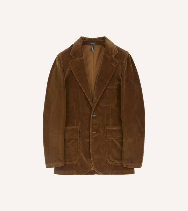 drake's Russet Cotton Corduroy Games Blazer Mk. I