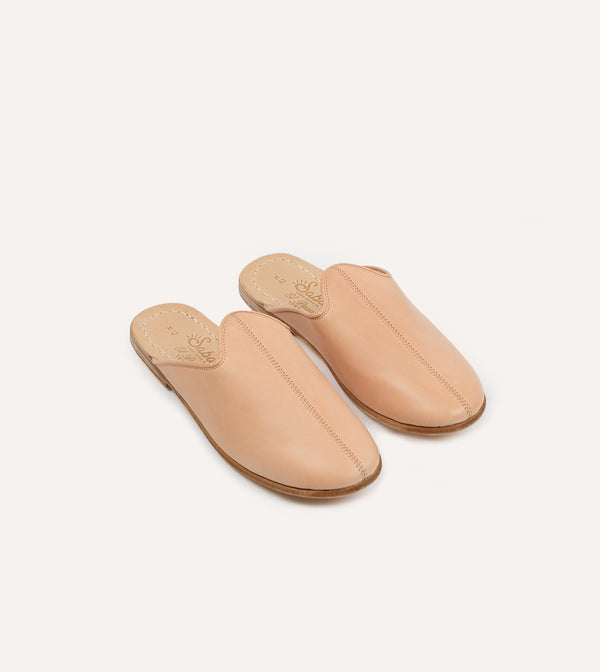 drake's Sabah El Paso Baba Tan Leather Shoes