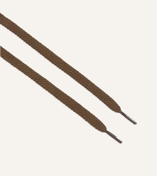 Drake's Tobacco Cotton 70cm Shoelaces