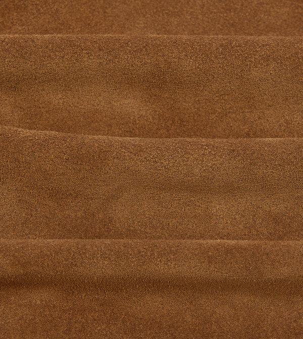 Drake's Tobacco Suede Tote Bag