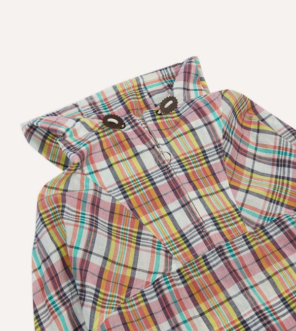 Drake's Waxed Madras Cotton Surf Cagoule