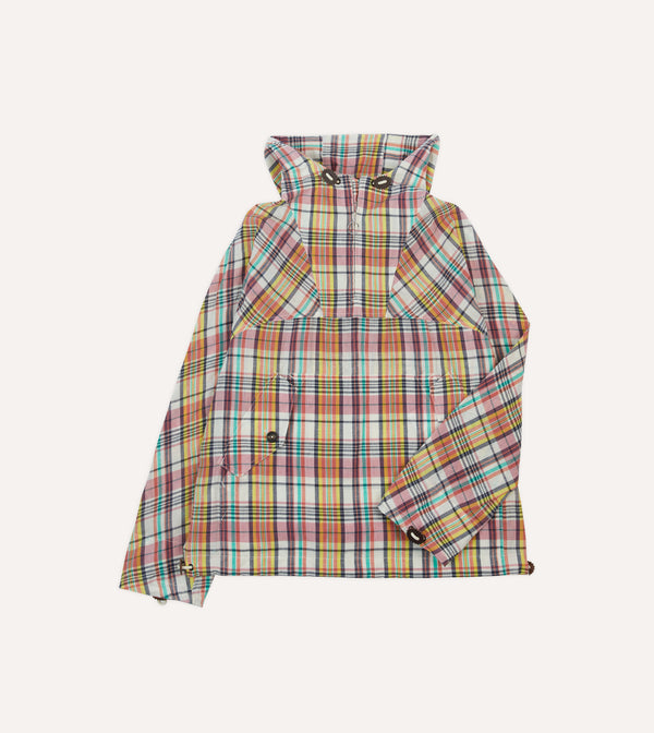 drake's Waxed Madras Cotton Surf Cagoule